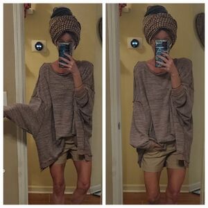 Flowy Oversized Free People We The Free Batwing Thermal